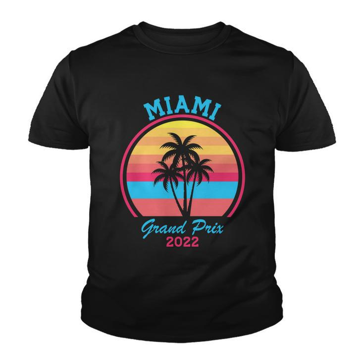 Miami Grand Prix 2022 Race Miami Gardens Retro Vintage Tshirt Youth T-shirt