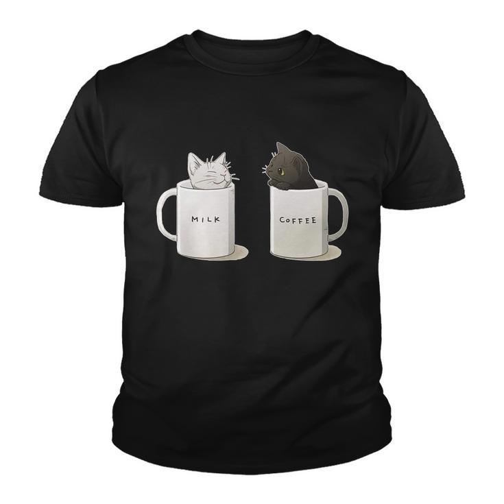 Milk N Coffee Kitties Youth T-shirt