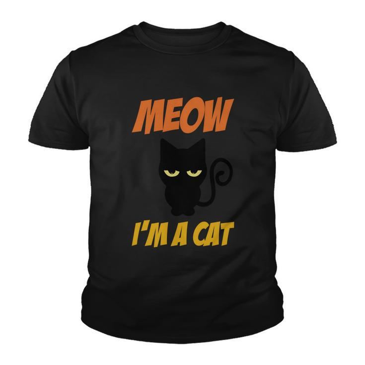 Moew Im A Cat Halloween Quote Youth T-shirt