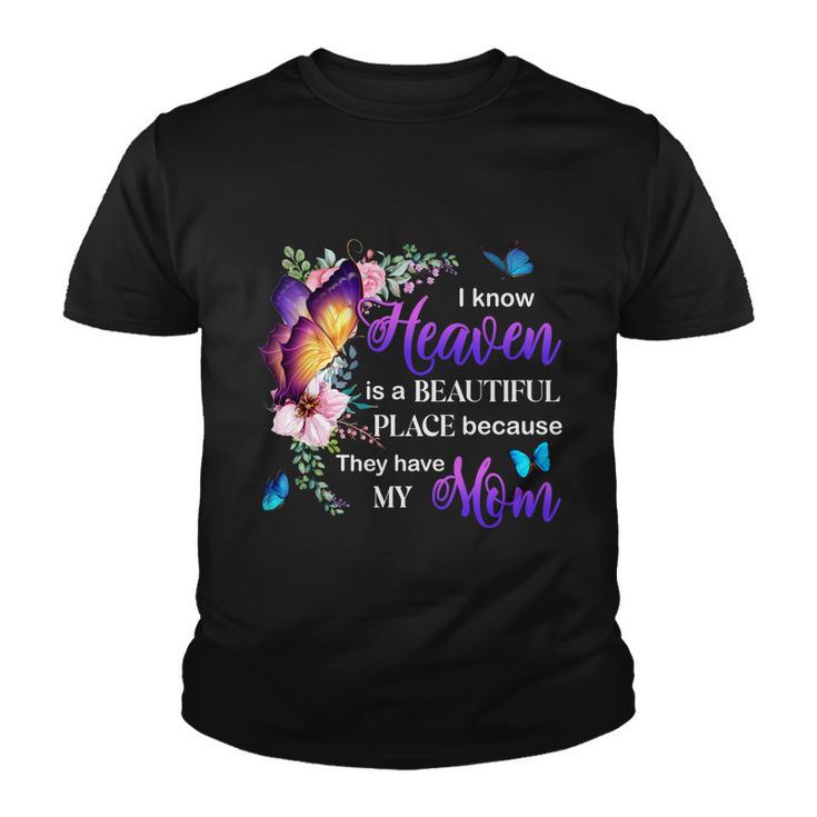 Mom In Heaven Memory Youth T-shirt