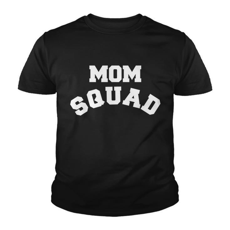 Mom Squad Bold Text Logo Youth T-shirt