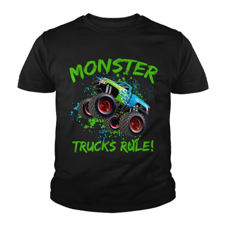 Monster Trucks Rule Tshirt Youth T-shirt