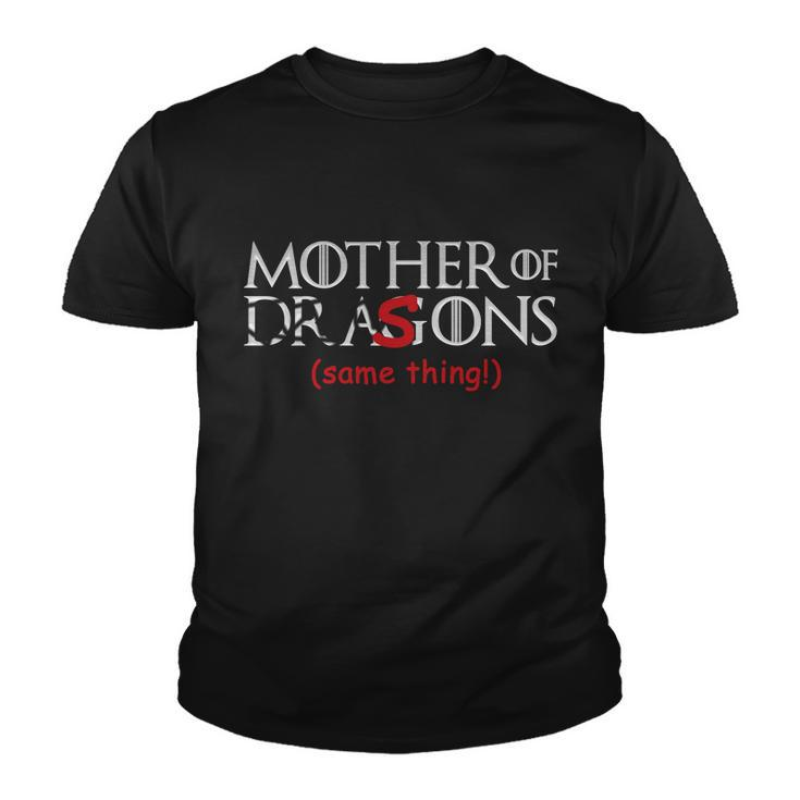 Mother Of Dragons Sons Same Thing Youth T-shirt