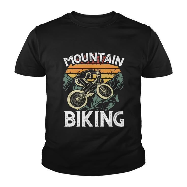 Mountain Bike Cycling Bicycle Mountain Biking Gift Tshirt Youth T-shirt