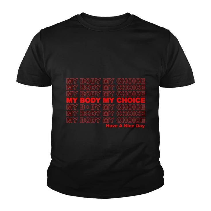 My Body My Choice 1973 Pro Roe Youth T-shirt