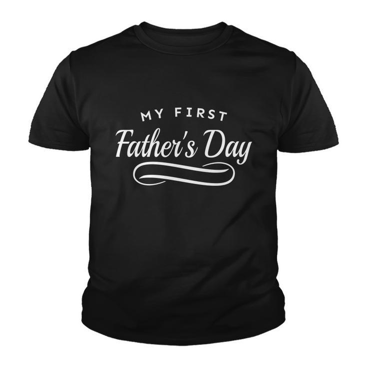 My First Fathers Day Gift 1St Time Dad Cool Gift Youth T-shirt