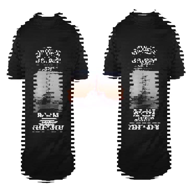 My Son Is On Uss Laboon Ddg Youth T-shirt