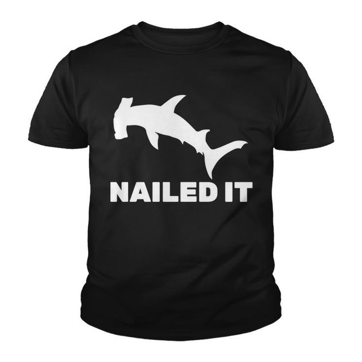 Nailed It Hammerhead Shark Youth T-shirt