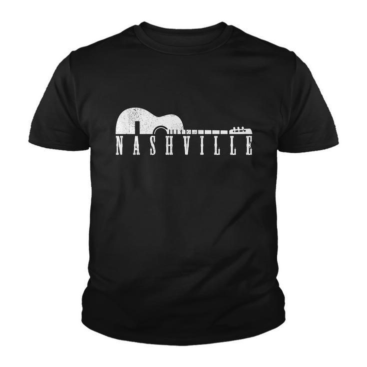 Nashville Tennessee Country Music City Guitar Gift Cute Gift Youth T-shirt