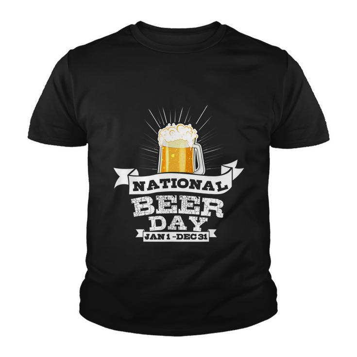 National Beer Day Funny Beer Shirt For Craft Beer Lovers Youth T-shirt
