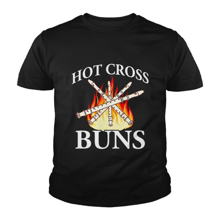 Nice Hot Cross Buns Graphic Design Printed Casual Daily Basic Youth T-shirt