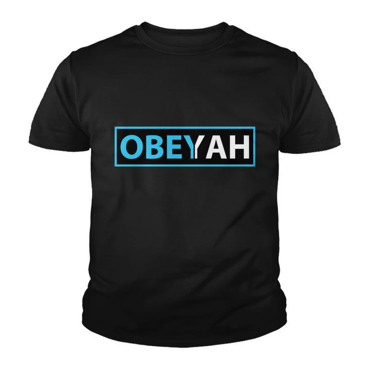 Obeyah Obey Yah God Christian Hebrew Roots Youth T-shirt