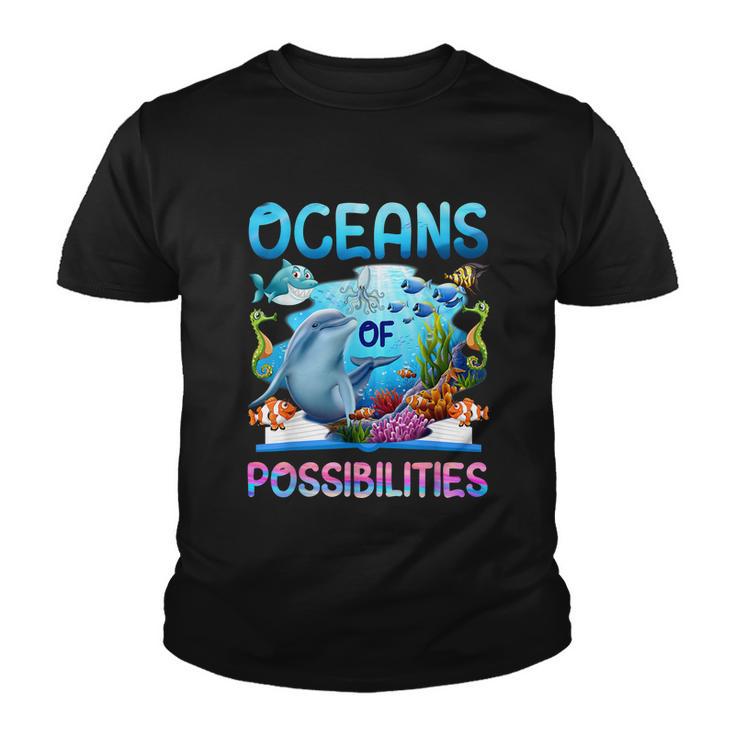 Oceans Of Possibilities Summer Reading 2022 Librarian Youth T-shirt