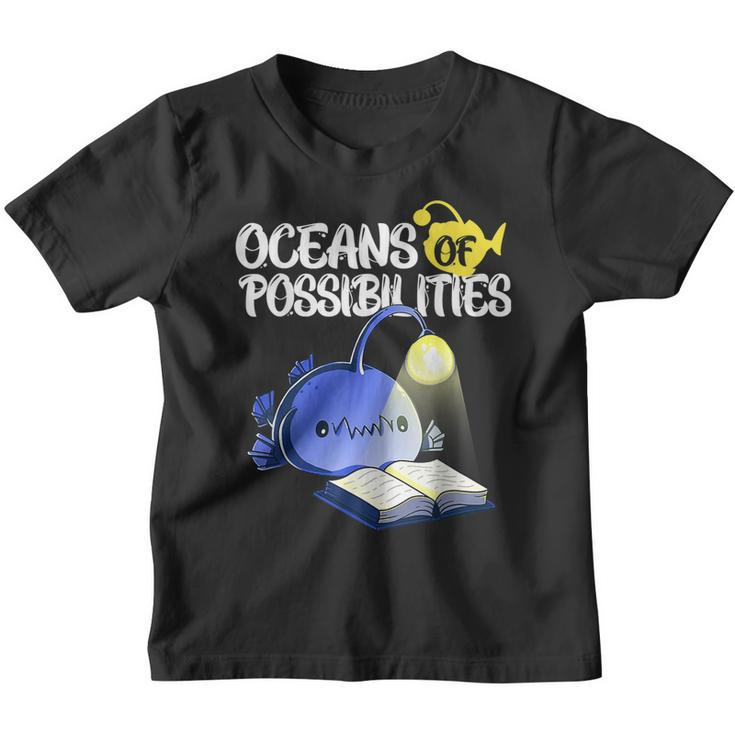 Oceans Of Possibilities Summer Reading Anglerfish  Youth T-shirt