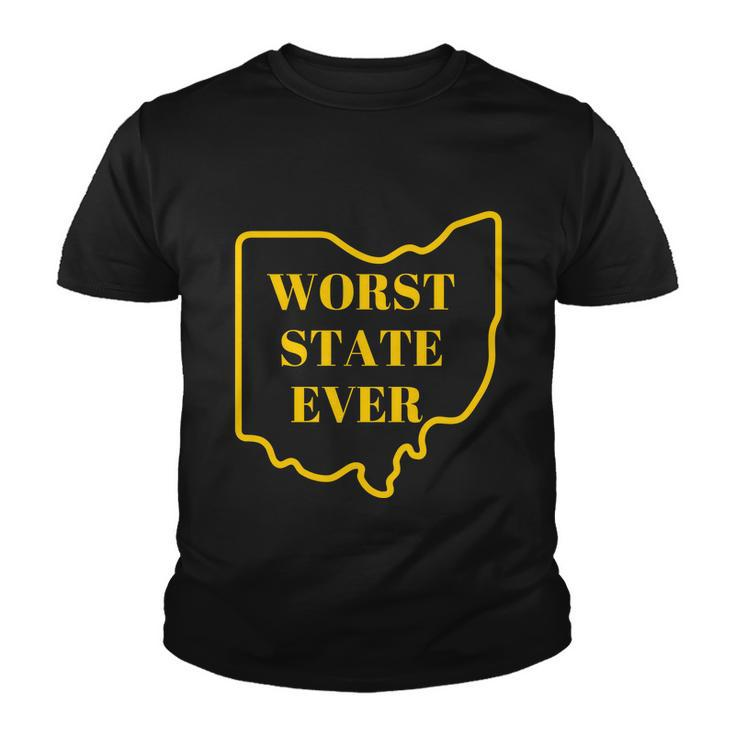 Ohio Worst State V2 Youth T-shirt
