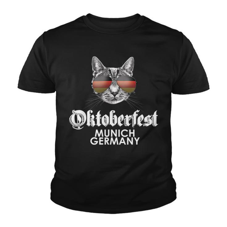 Oktoberfest Cat Munich Germany Youth T-shirt