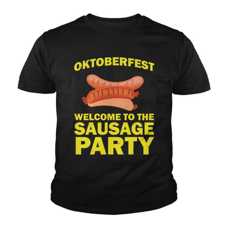 Oktoberfest Welcome To The Sausage Party Youth T-shirt