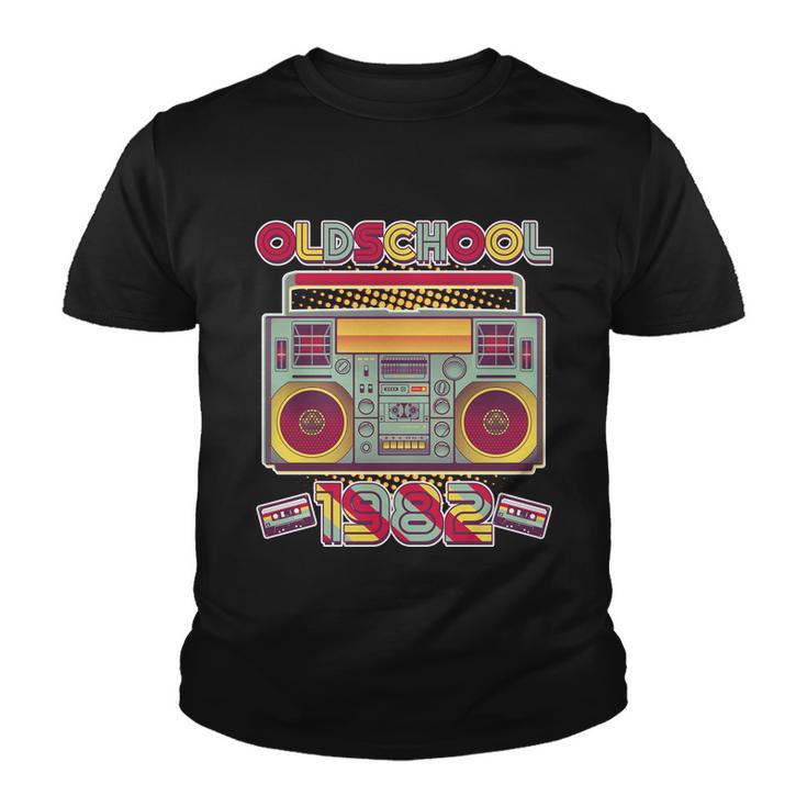 Oldschool Boombox 1982 40Th Birthday Youth T-shirt