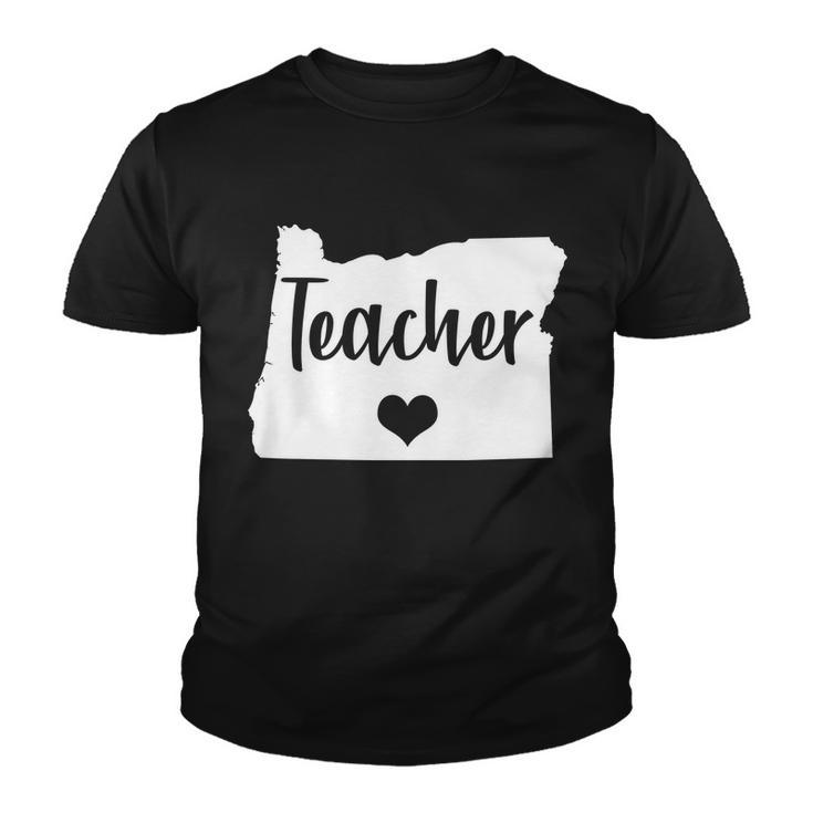 Oregon Teacher Red For Ed Youth T-shirt