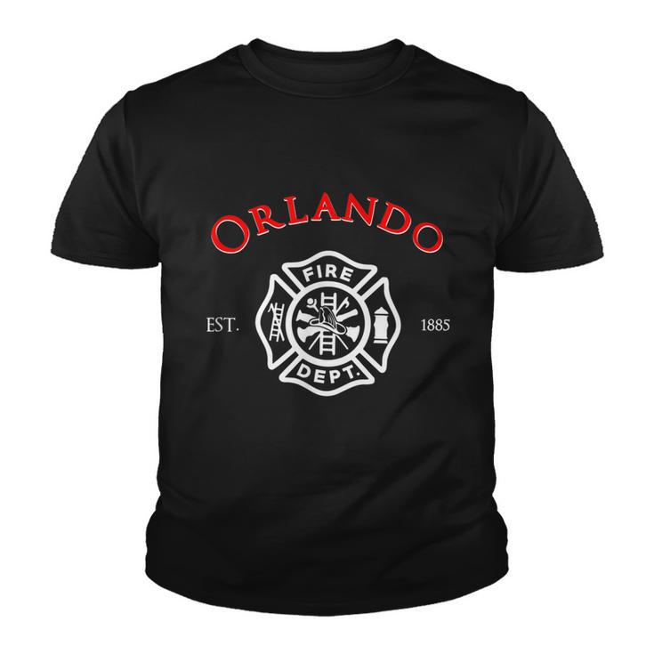 Orlando Florida Fire Rescue Department Firefighter Duty Youth T-shirt