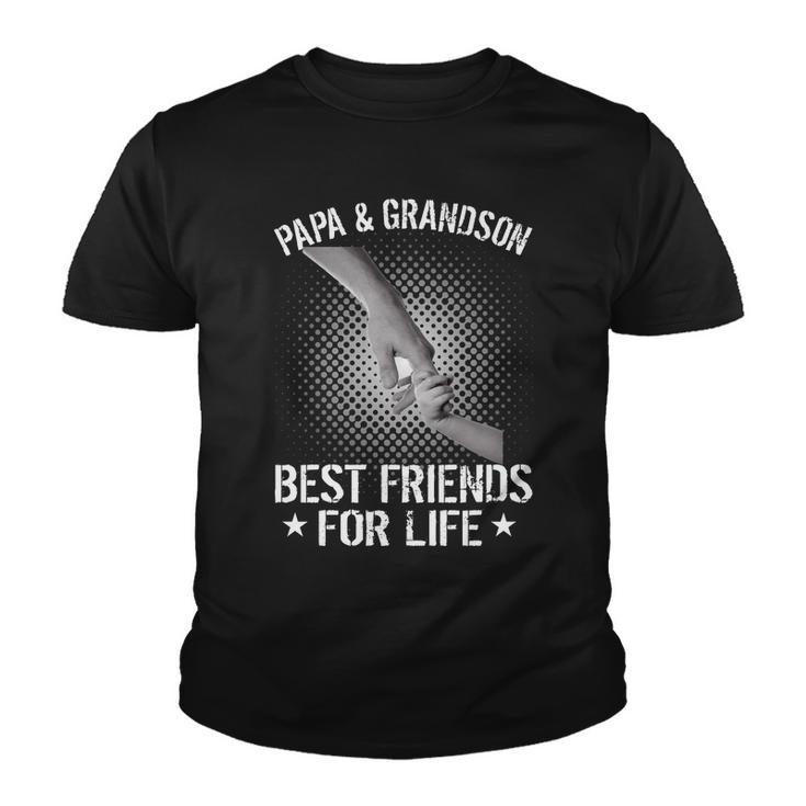 Papa And Grandson Best Friends For Life Youth T-shirt