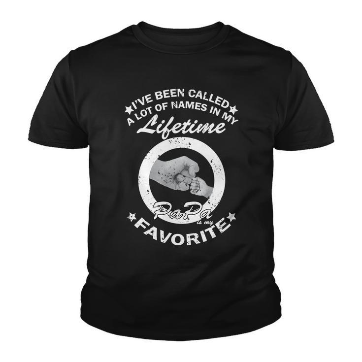 Papa Is My Favorite Tshirt Youth T-shirt