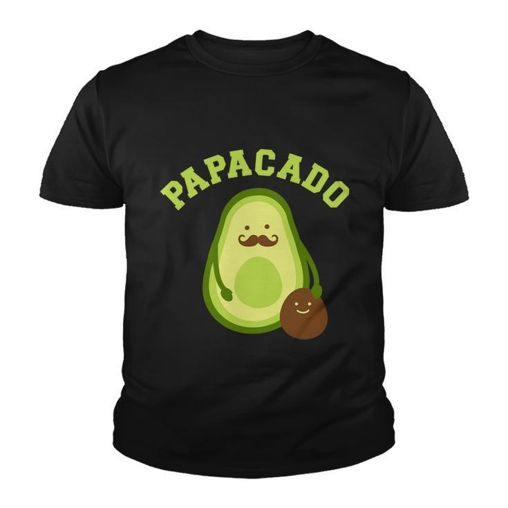 Papacado Funny Gift For New Dad Or Daddy Announcement Gift Youth T-shirt