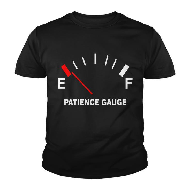 Patience Gauge Nearly Empty Youth T-shirt