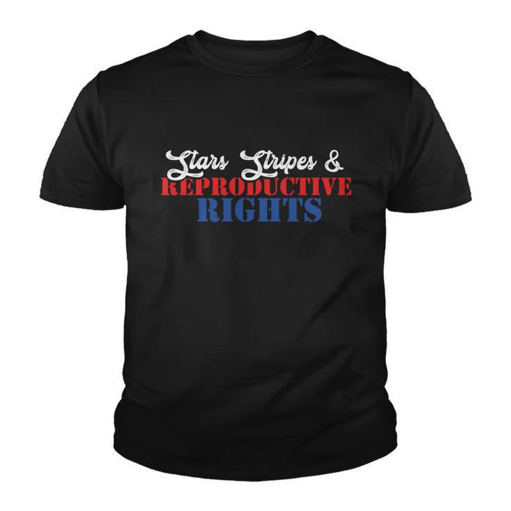 Patriotic 4Th Of July Gift Stars Stripes Reproductive Right Gift Youth T-shirt