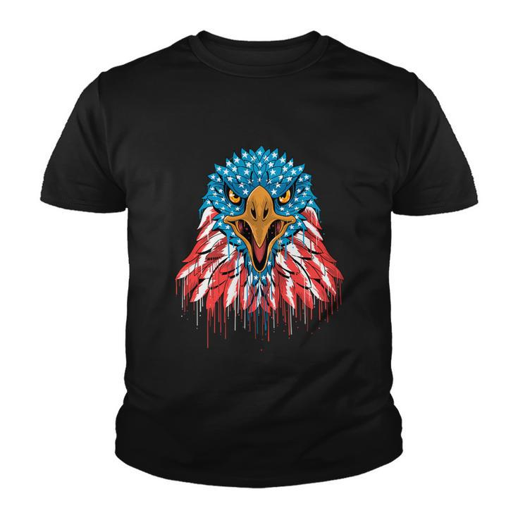 Patriotic Eagle Mullet Usa American Flag 4Th Of July Cute Gift Youth T-shirt