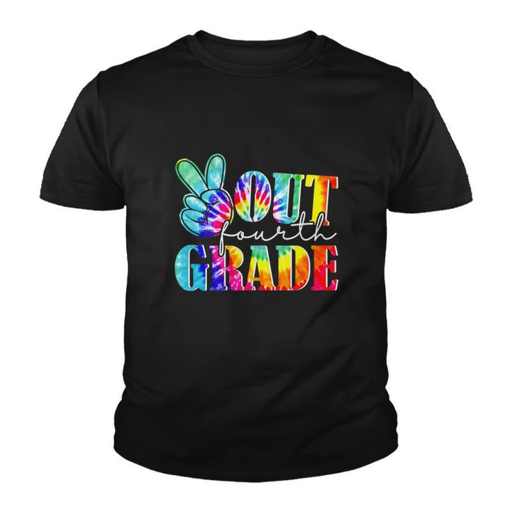 Peace Out 4Th Grade Class Of 2022 Graduation V2 Youth T-shirt