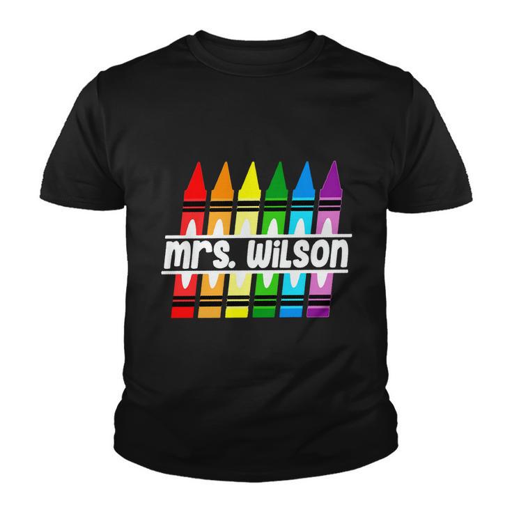 Personalized Name Black To School Teacher Gift Youth T-shirt