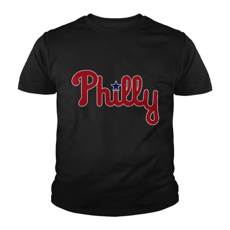 Philadelphia Baseball Philly Pa Retro Tshirt Youth T-shirt