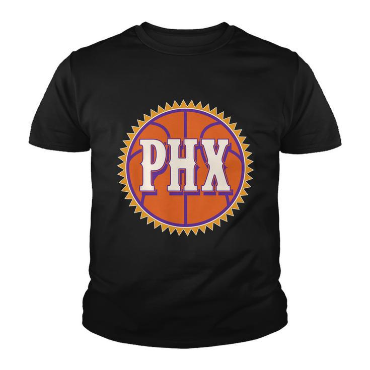 Phoenix Phx Basketball Sun Ball Youth T-shirt