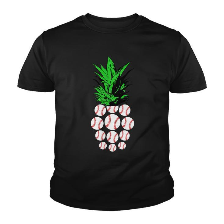 Pineapple Baseball Tshirt Youth T-shirt