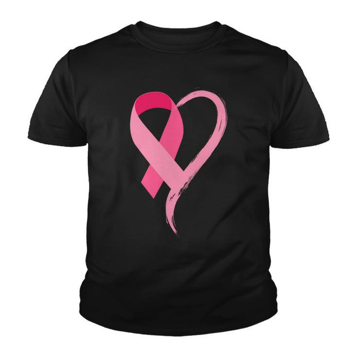 Pink Ribbon Of Love Breast Cancer Awareness Tshirt Youth T-shirt
