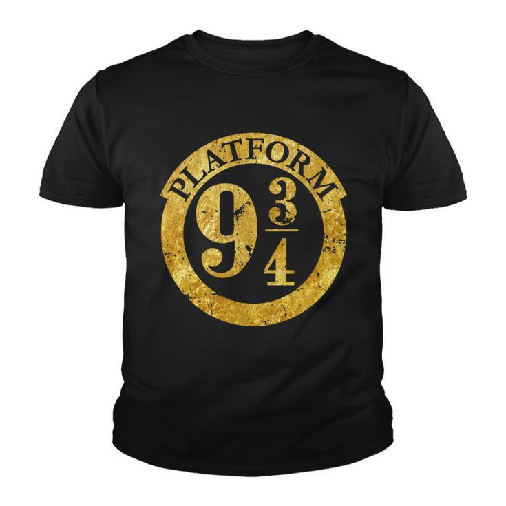 Platform 9 34 Golden Logo Youth T-shirt