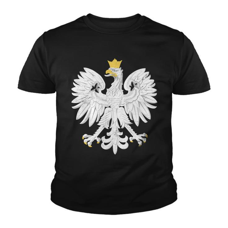 Poland Pride Vintage Eagle Tshirt Youth T-shirt