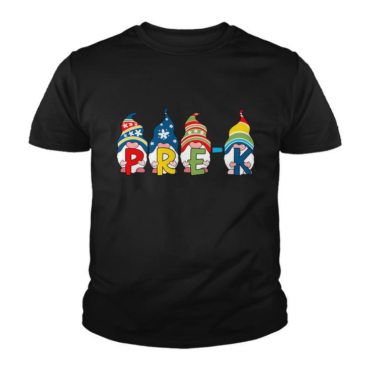 Pregiftk Gnomies Back To School Cute Gnome Students Teachers Gift Youth T-shirt