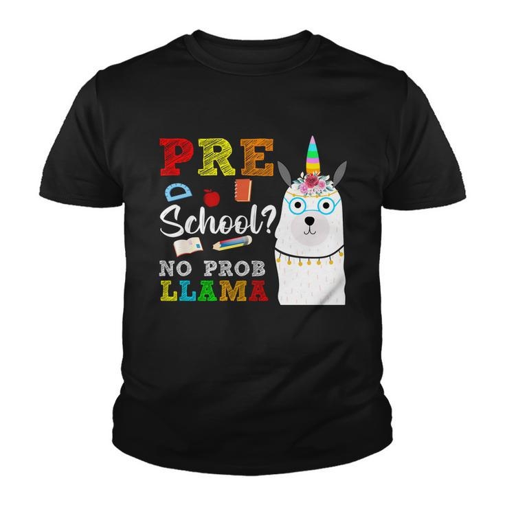 Preschool No Probllama Youth T-shirt