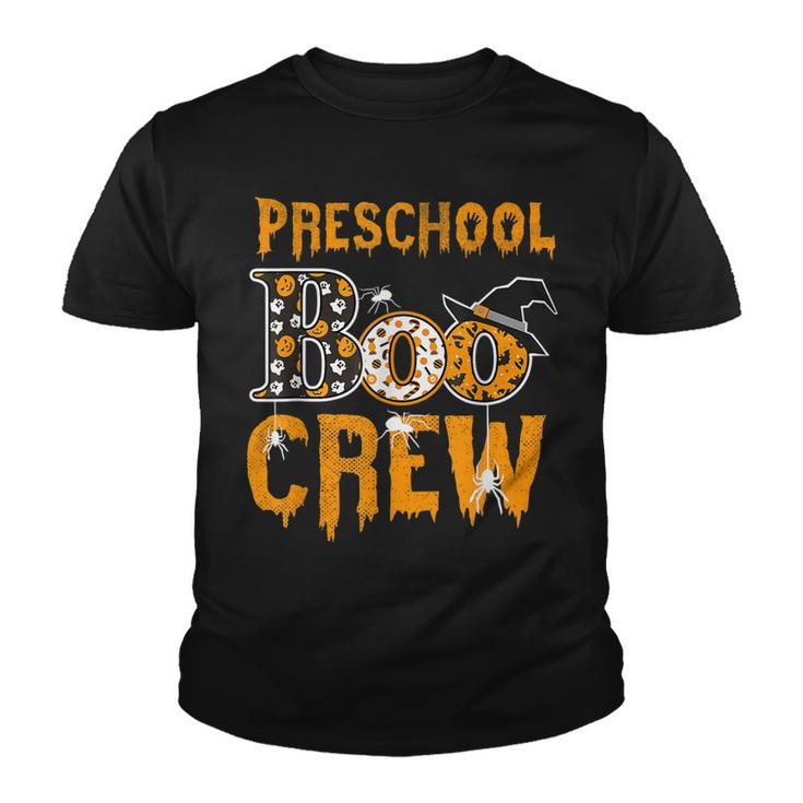 Preschool Teacher Boo Crew Halloween Preschool Teacher  Youth T-shirt