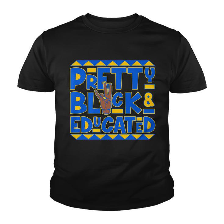 Pretty Black And Educated Sigma Gamma Rho Hand Sign Youth T-shirt