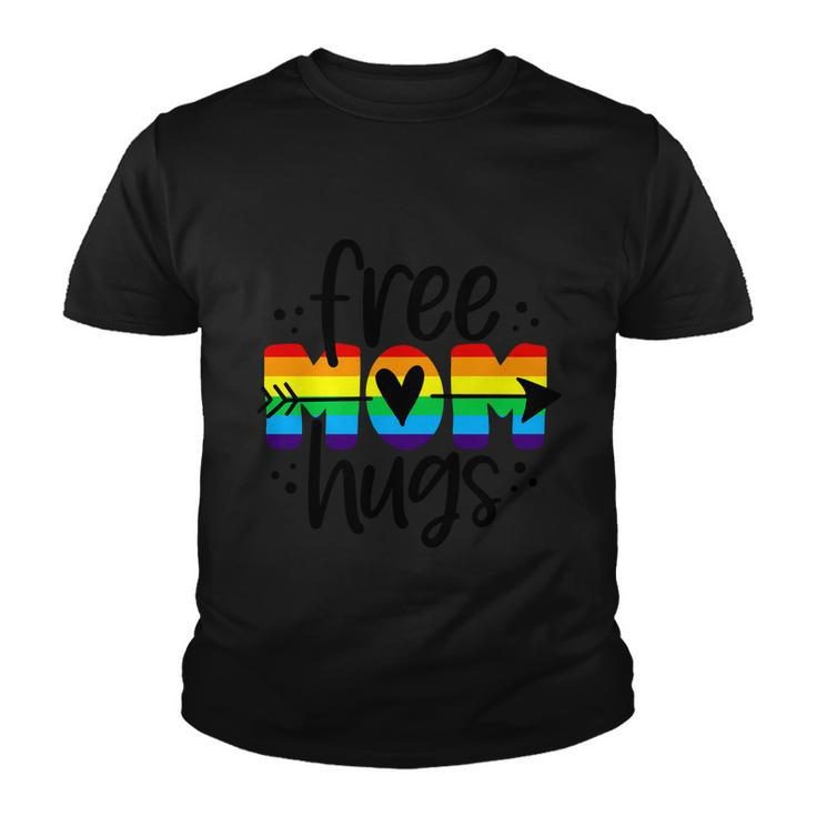 Pride Month Free Mom Hugs Lgbt Pride Youth T-shirt