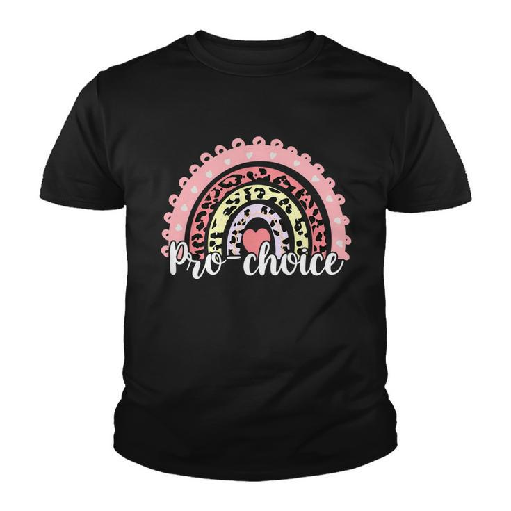 Pro Choice Feminist Rainbow Youth T-shirt