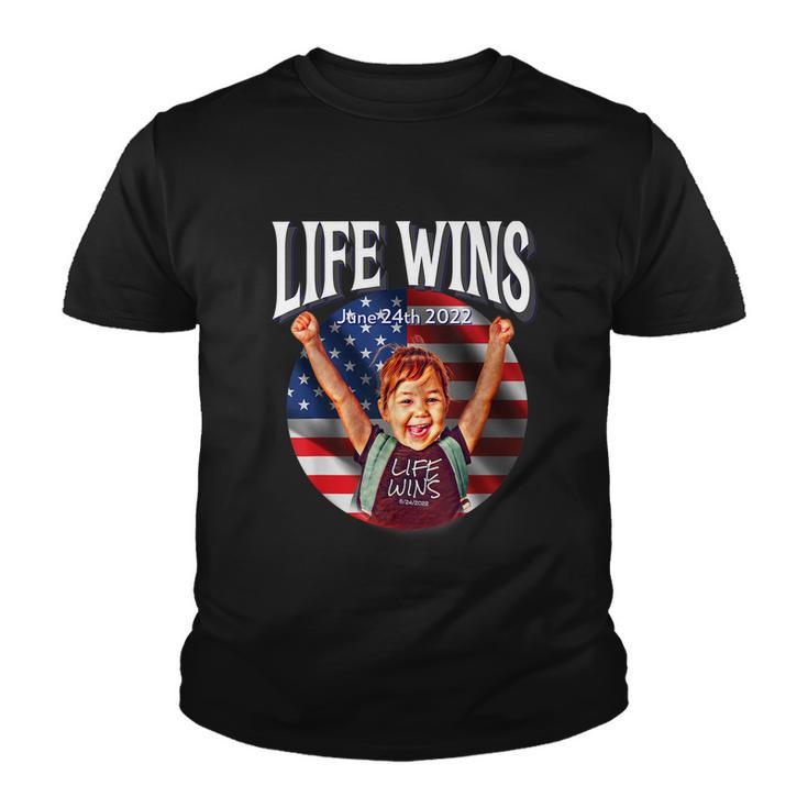 Pro Life Movement Right To Life Pro Life Advocate Victory V2 Youth T-shirt