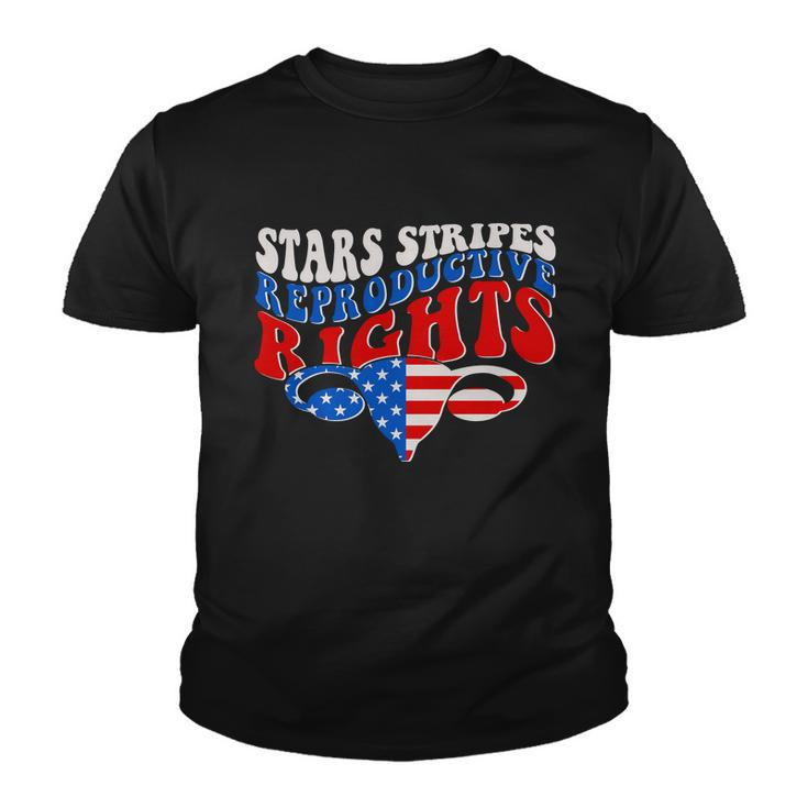 Pro Roe Stars Stripes Reproductive Rights Youth T-shirt