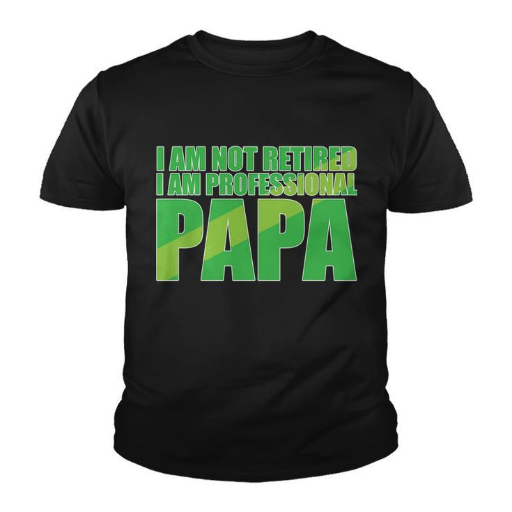 Professional Papa Im Not Retired Youth T-shirt