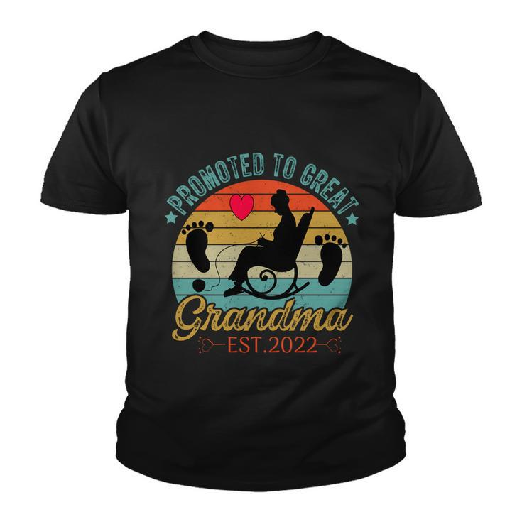 Promoted To Great Grandma Est  Youth T-shirt