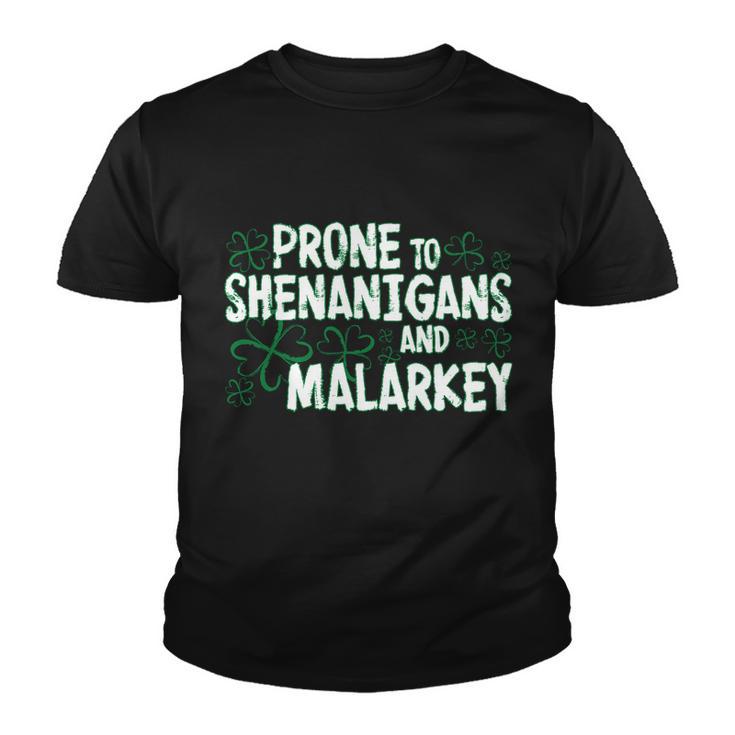 Prone To Shenanigans And Malarkey Youth T-shirt