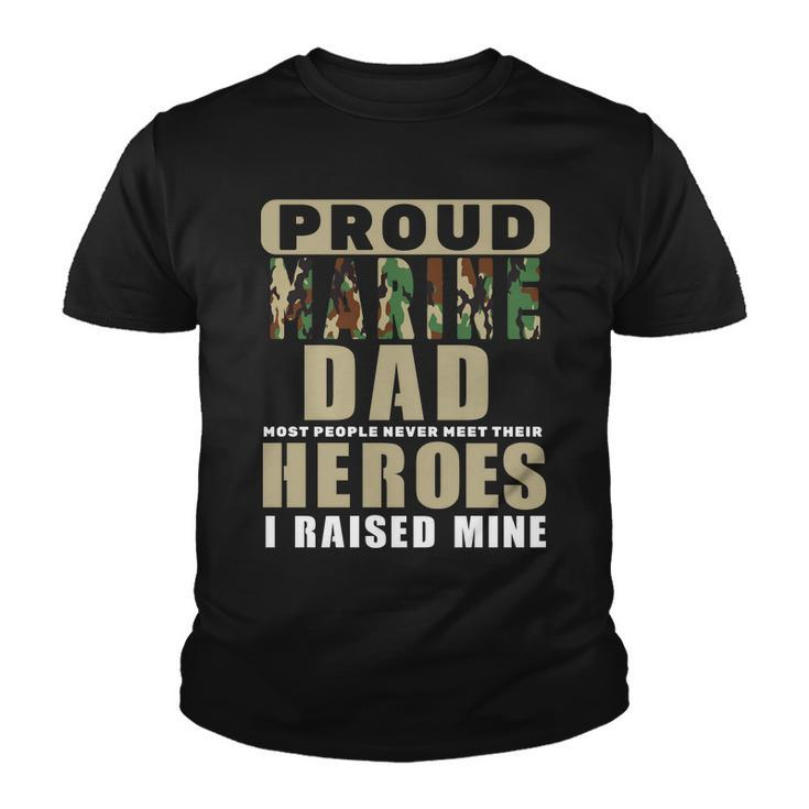 Proud Marine Dad Tshirt Youth T-shirt